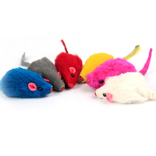 Plush Mouse Cat Toy x 10 pack